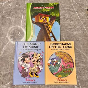 3 Disney HC books Adventure in Spain Ireland Mickey & Friends Ages 3+ Read Aloud